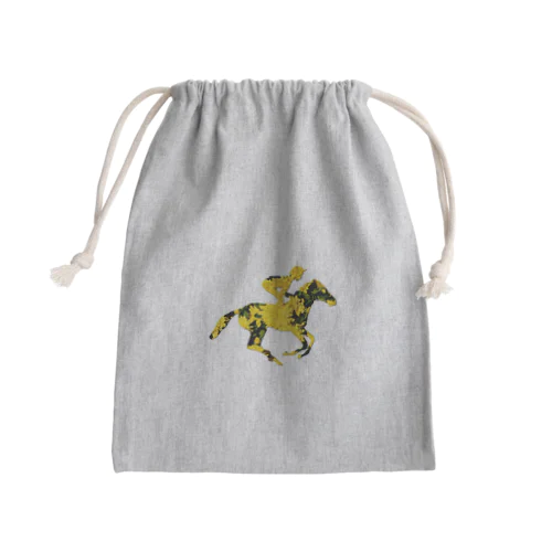 うま　Helianthus annuus Mini Drawstring Bag