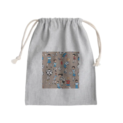 サッカー小僧 Mini Drawstring Bag