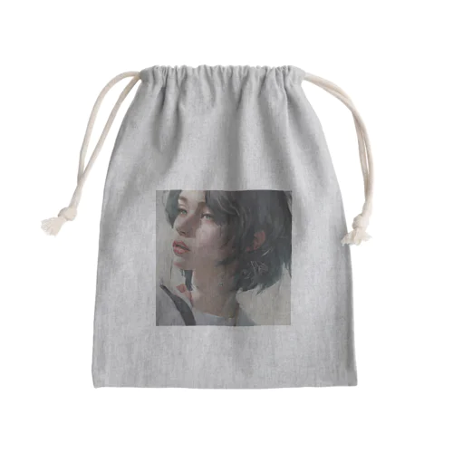 クール女子 Mini Drawstring Bag