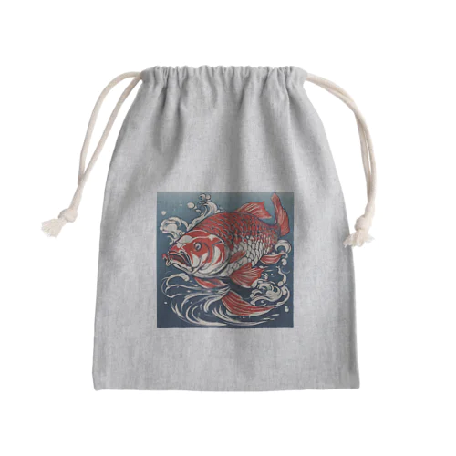 雅なる鯉 Mini Drawstring Bag