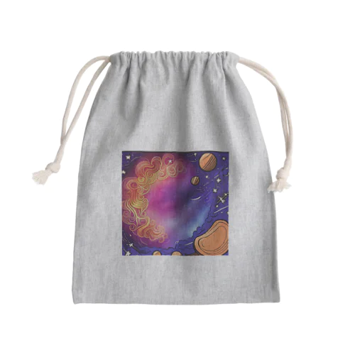 宇宙 Mini Drawstring Bag