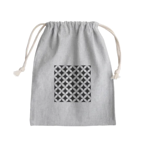 七宝つなぎ　和柄 Mini Drawstring Bag