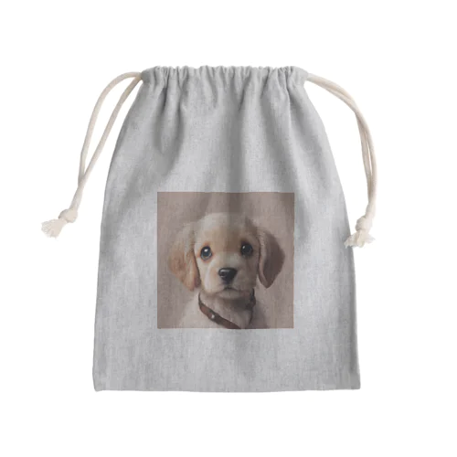 めちゃカワ犬 Mini Drawstring Bag