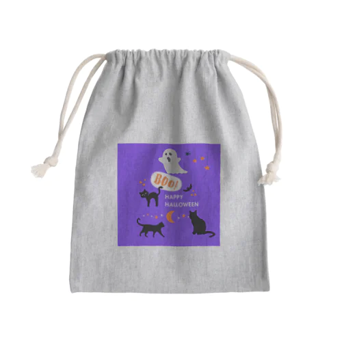 猫ハロウィン Mini Drawstring Bag