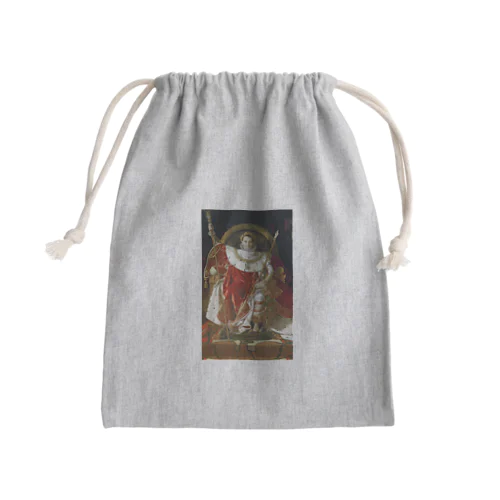 玉座のナポレオン / Napoleon I on His Imperial Throne Mini Drawstring Bag