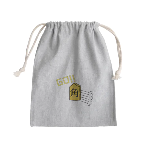 GO！！角＝合格祈願 Mini Drawstring Bag