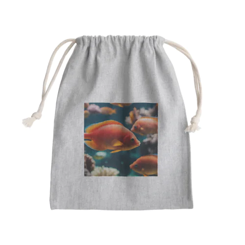 珊瑚の楽園、美魚群グッズ Mini Drawstring Bag