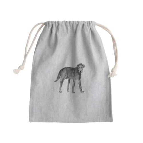 スレンダーな犬 Mini Drawstring Bag