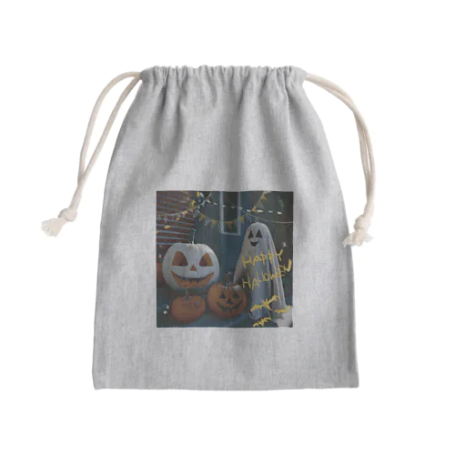 ハッピーハロウィン Mini Drawstring Bag