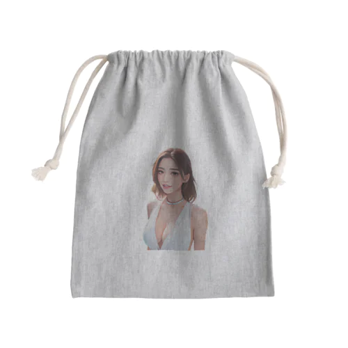 綺麗なお姉さん Mini Drawstring Bag