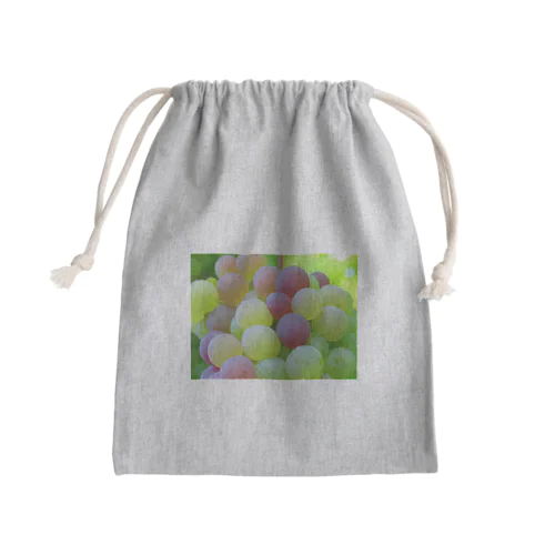 カラフルなぶどう Mini Drawstring Bag