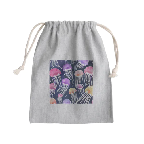 クラゲのように無になろう Mini Drawstring Bag