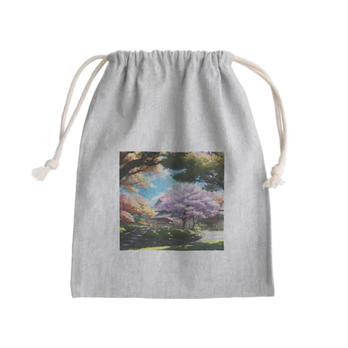 サクラ神社 Mini Drawstring Bag