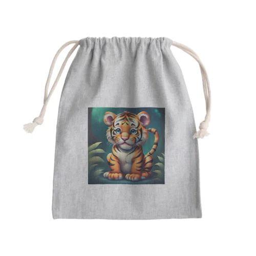 Pretty Tiger Mini Drawstring Bag