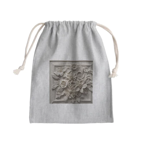 神秘的な花 Mini Drawstring Bag