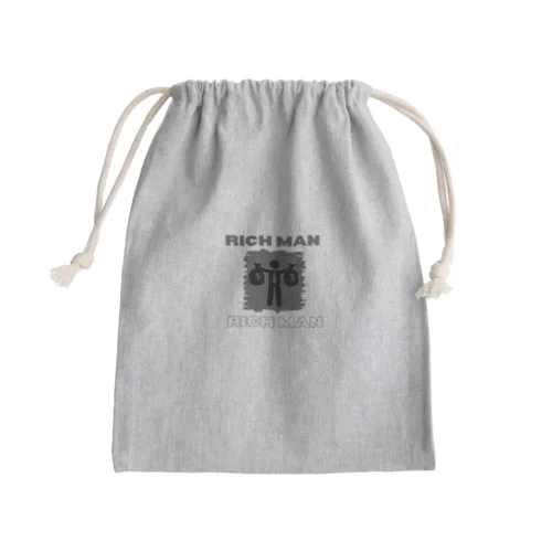 リッチマン1 Mini Drawstring Bag