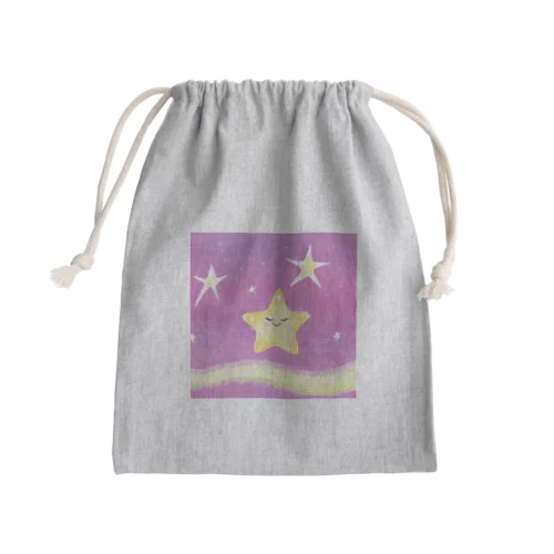 幸せを与えるキラキラ星 Mini Drawstring Bag