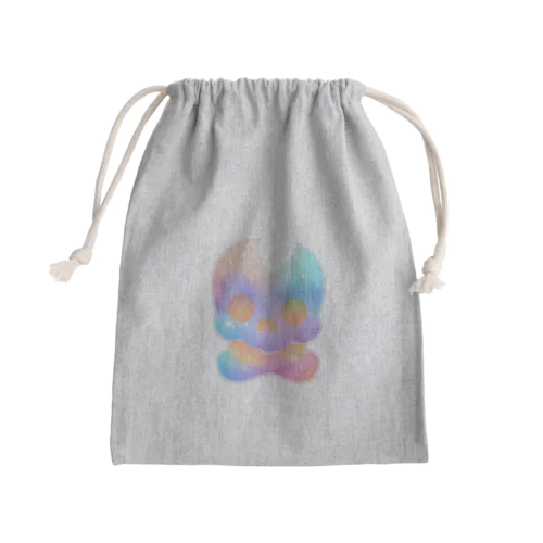 可愛いカラフルスカルグッズ Mini Drawstring Bag