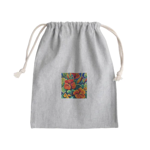 ナスタチウム Mini Drawstring Bag