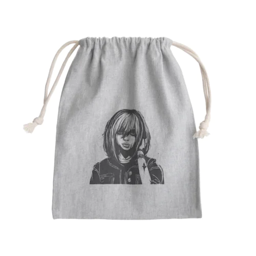 ロックな女の子 Mini Drawstring Bag