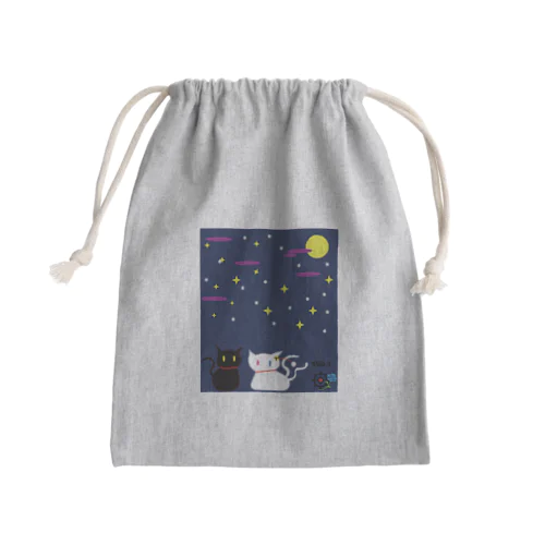 magboxシリーズ　猫月夜 Mini Drawstring Bag