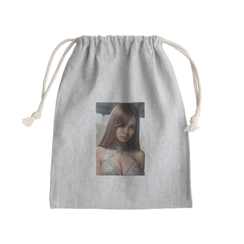 AI美女 A Mini Drawstring Bag