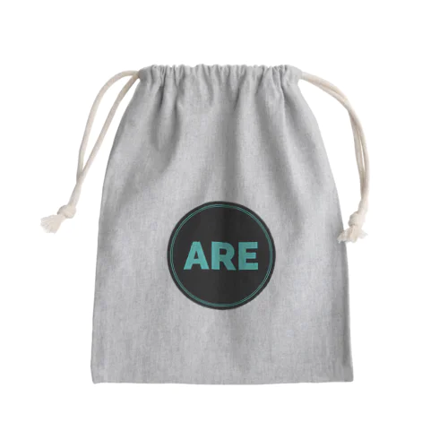 アレ Mini Drawstring Bag