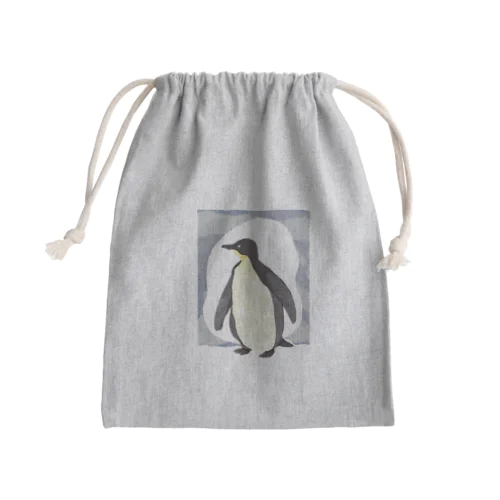 水彩画ペンギン Mini Drawstring Bag