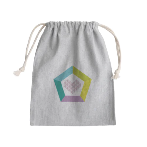 心の支え Mini Drawstring Bag