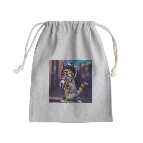 ストリート フリースタイル キャット Mini Drawstring Bag