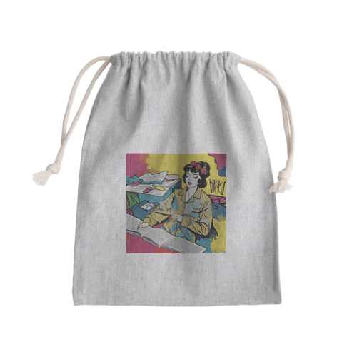 眠り姫 Mini Drawstring Bag