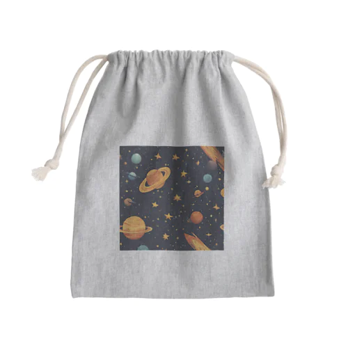 銀河系 Mini Drawstring Bag