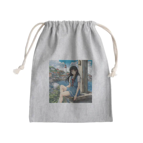 松井 美穂（まつい みほ） Mini Drawstring Bag