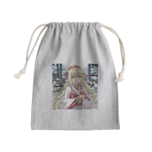 田辺美晴（たなべ みはる） Mini Drawstring Bag