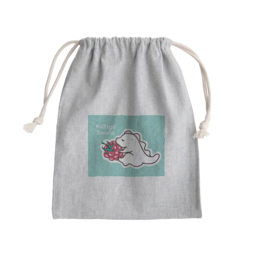 kiitigosaura  Mini Drawstring Bag