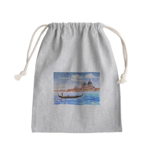 ベネチア　ゴンドラの風景 Mini Drawstring Bag