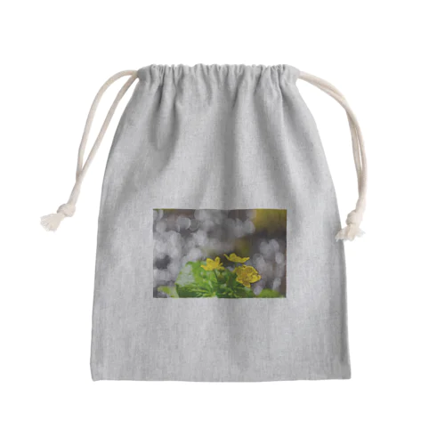 ヤチブキの輝き Mini Drawstring Bag