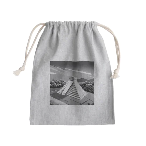 有名な観光スポットイメージ画像：チチェン・イッツァ（メキシコ） Mini Drawstring Bag