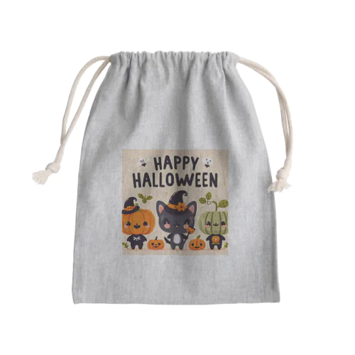 Happy Halloween かわいいハローウィーンキャラクター きんちゃく