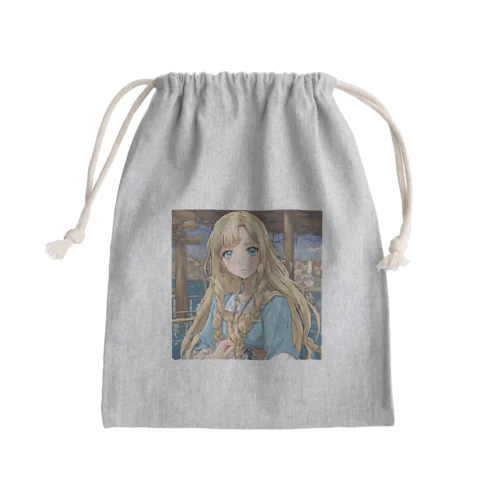 西川 まりな Mini Drawstring Bag