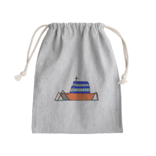 小さなフェリー Mini Drawstring Bag