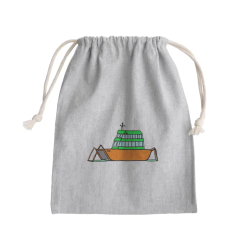 小さなフェリー Mini Drawstring Bag