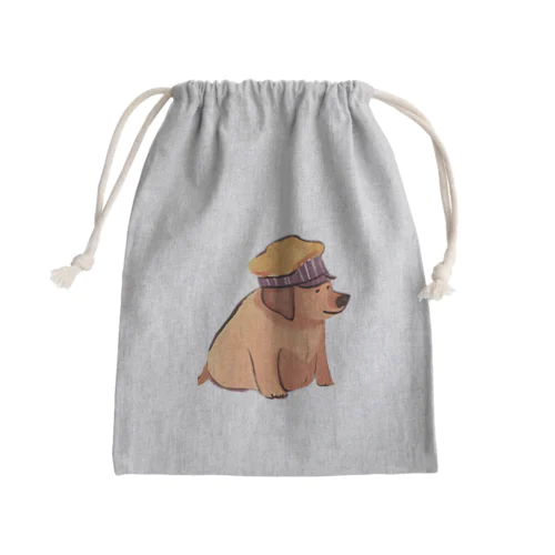 サウナ犬 Mini Drawstring Bag