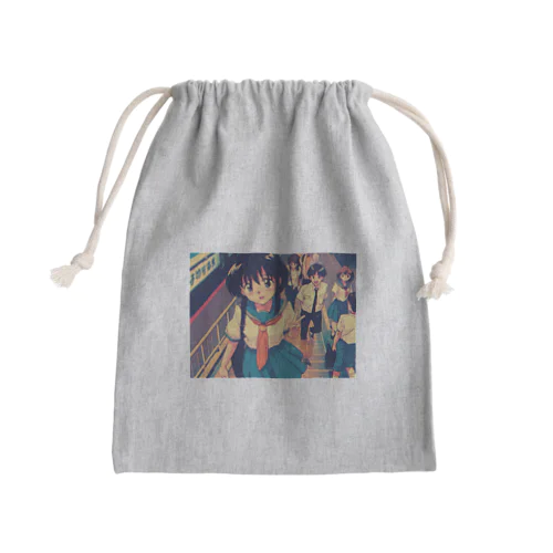 「超獣伝説ジルガイム」| 90s J-Anime "Super Beast Legend Zilgaim"  Mini Drawstring Bag