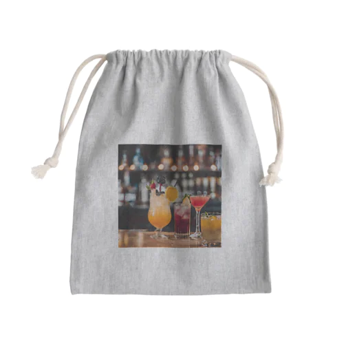 おしゃれなバー Mini Drawstring Bag