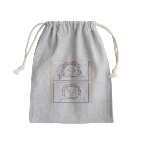 子供が産まれる5分前 Mini Drawstring Bag