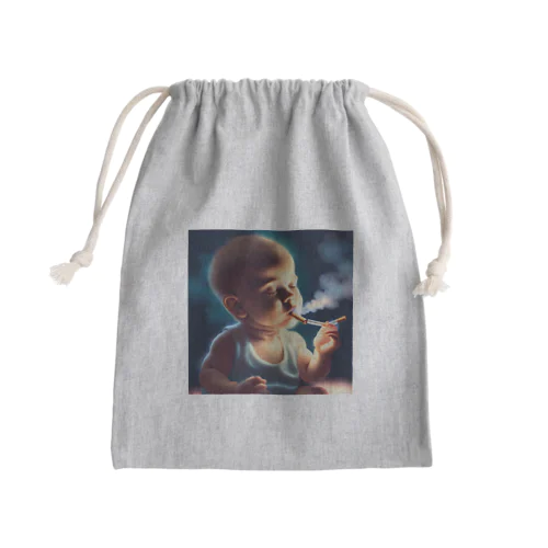 Babyくん Mini Drawstring Bag