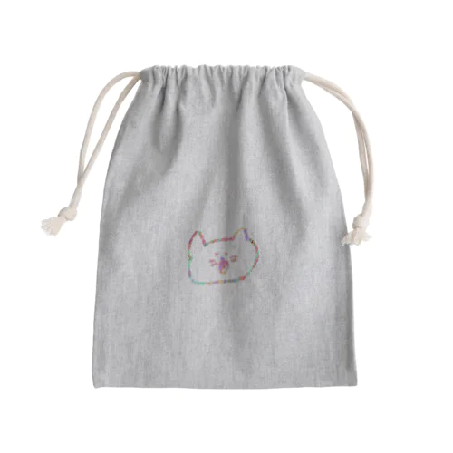 ゆるすぎてごめん Mini Drawstring Bag