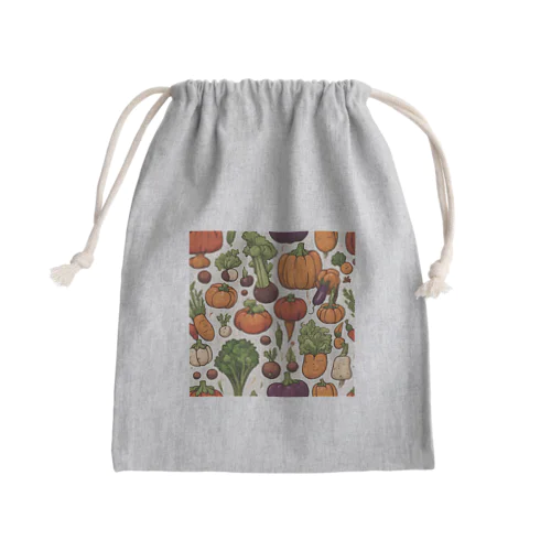 Harvesta Blues Mini Drawstring Bag