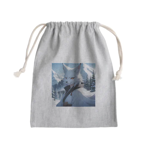 白狐娘 Mini Drawstring Bag